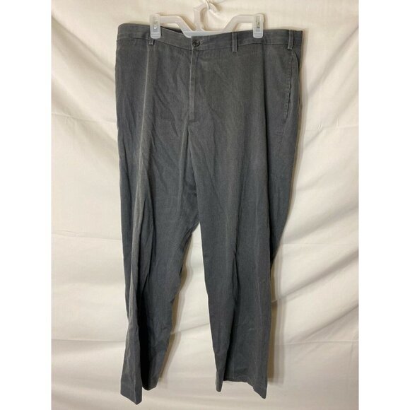 - EDDIE BAUER MENS BIG TALL WRINKLE RESISTANT DRESS PANTS GRAY 40X32 40 - Picture 1 of 2